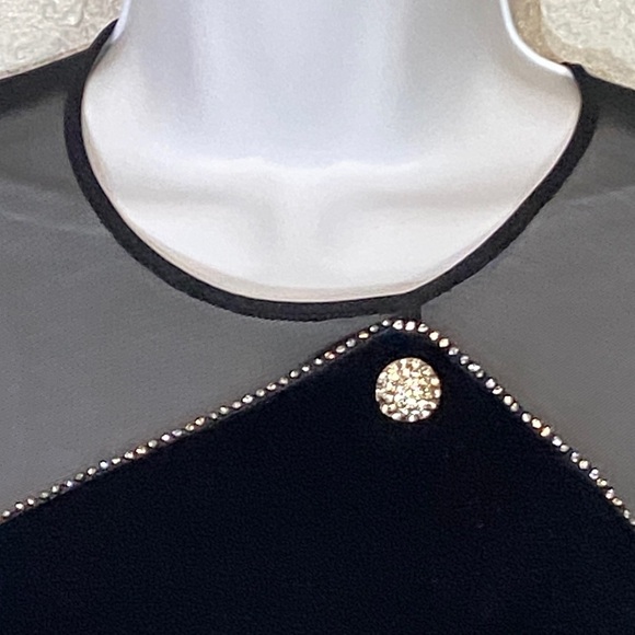 🆕 VNTG 90’s Night Way from Nordstroms Black Velvet Long Sleeve Dress - Picture 3 of 9